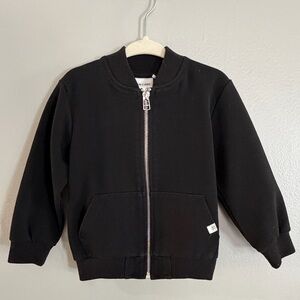 Sovereign Code Black Bomber-Style Zip-Up Sweatshirt Toddler 24M